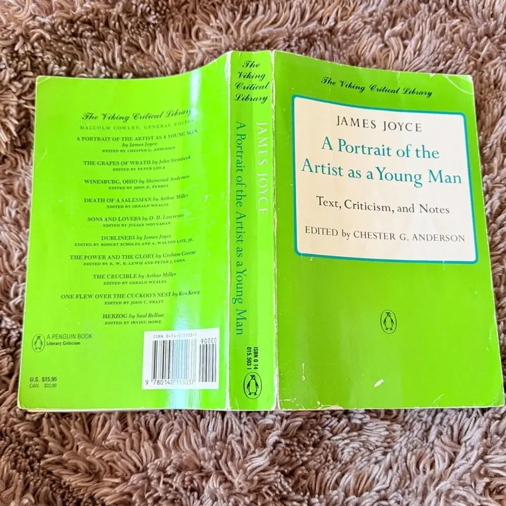 A Portrait of the Artist as a Young Man The Viking Critical Library James Joyce